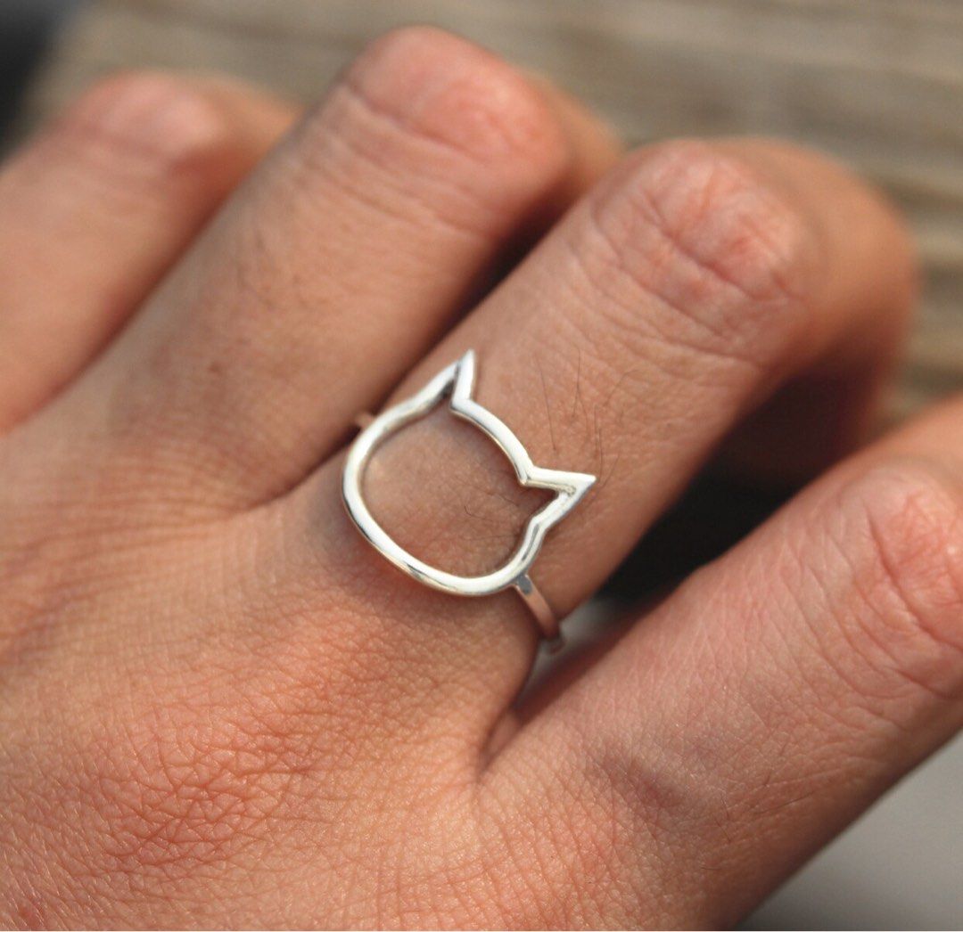 Cat discount rings jewelry