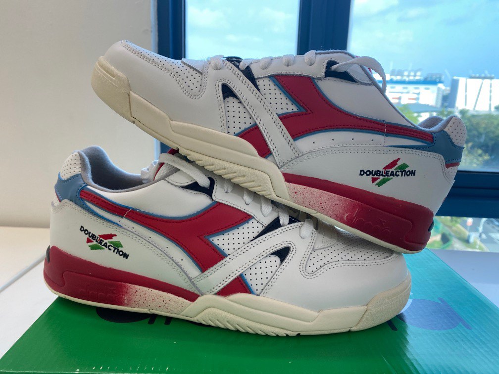 White outlet diadora shoes