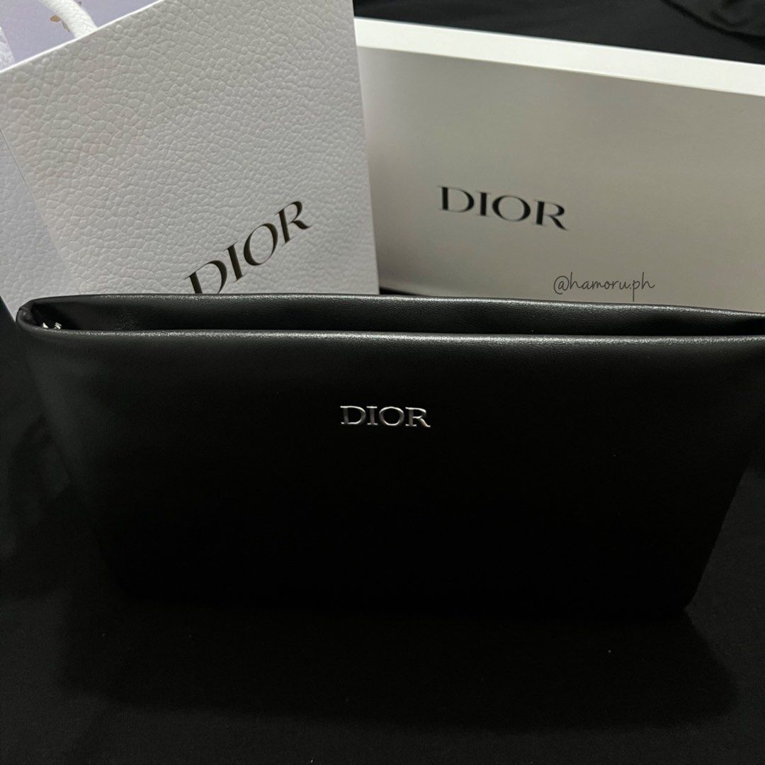 DIOR Beauty Trousse Pouch 🖤 (Category: Luxury Bags & Wallets) located in Rizal. Submitted by thetopspotfashionboutique (Listing ID 1286175325, Image 3). Description: DIOR Beauty Trousse Pouch ₱1495 - with box - authentic complimentary gift from the brand - fit promax phones Disclaimer: We are not affiliated, associated, authorized, endorsed by, or in any way officially connected with the brand, or any of its subsidiaries or its affiliates. #hamo
