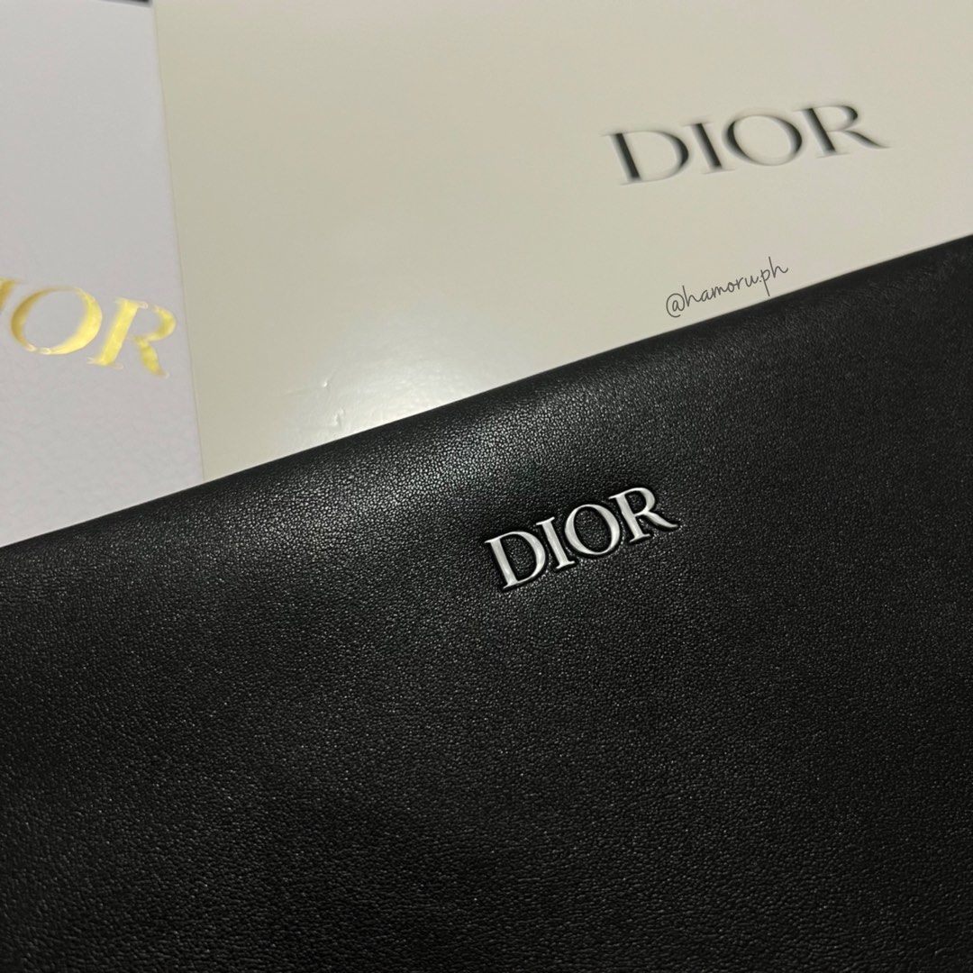 DIOR Beauty Trousse Pouch 🖤 (Category: Luxury Bags & Wallets) located in Rizal. Submitted by thetopspotfashionboutique (Listing ID 1286175325, Image 2). Description: DIOR Beauty Trousse Pouch ₱1495 - with box - authentic complimentary gift from the brand - fit promax phones Disclaimer: We are not affiliated, associated, authorized, endorsed by, or in any way officially connected with the brand, or any of its subsidiaries or its affiliates. #hamo