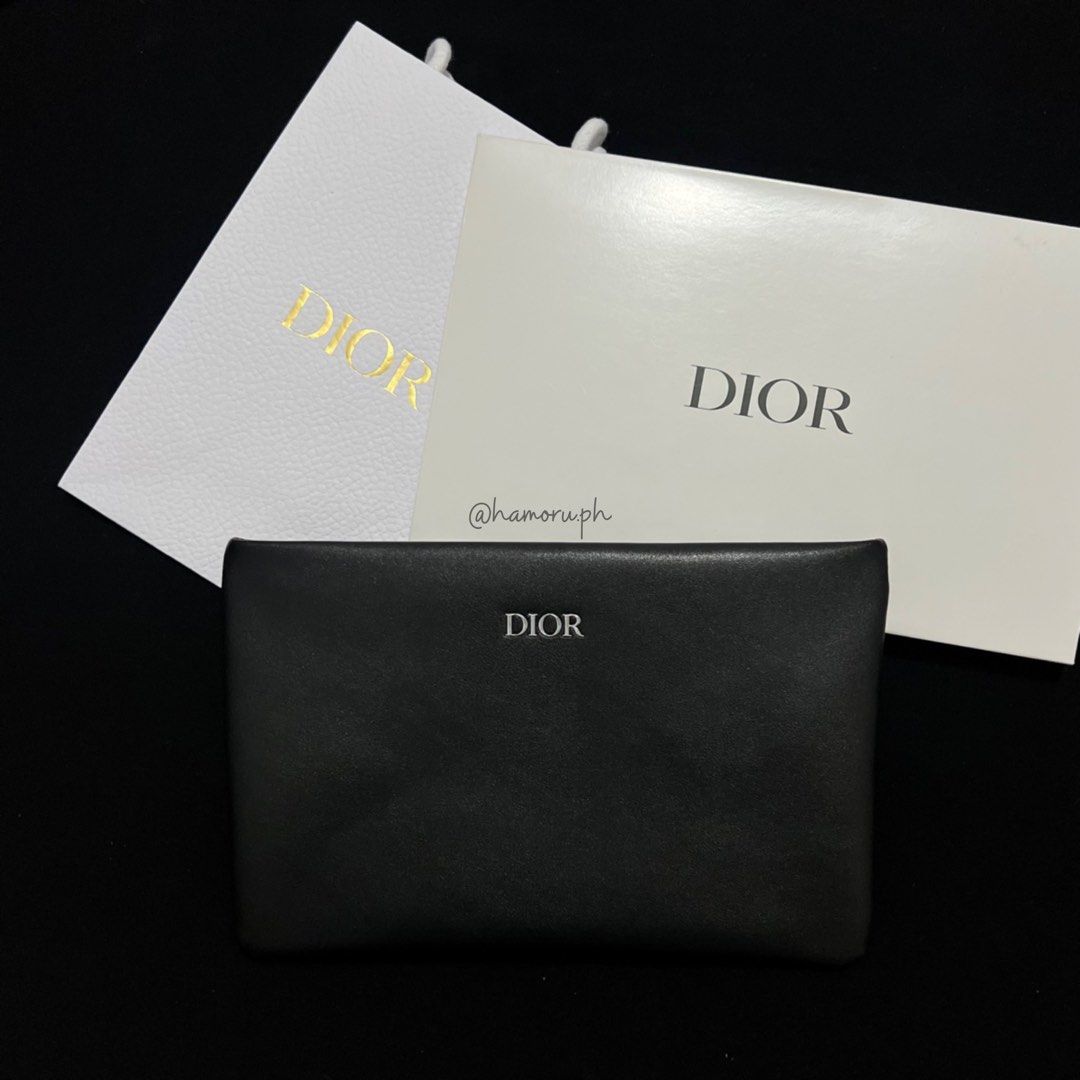 DIOR Beauty Trousse Pouch 🖤 (Category: Luxury Bags & Wallets) located in Rizal. Submitted by thetopspotfashionboutique (Listing ID 1286175325, Image 1). Description: DIOR Beauty Trousse Pouch ₱1495 - with box - authentic complimentary gift from the brand - fit promax phones Disclaimer: We are not affiliated, associated, authorized, endorsed by, or in any way officially connected with the brand, or any of its subsidiaries or its affiliates. #hamo