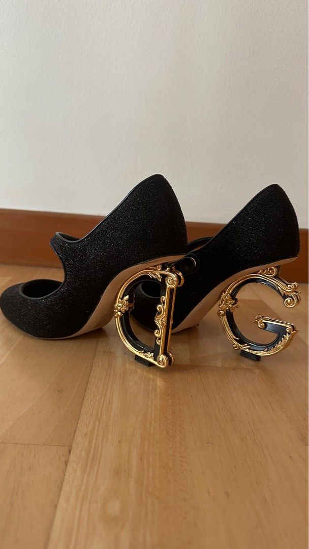 Dolce And Gabbana Gold Heel | ShopStyle