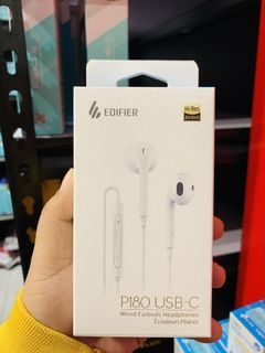 Edifier P180 USB-C Earbuds with Remote and Mic White
