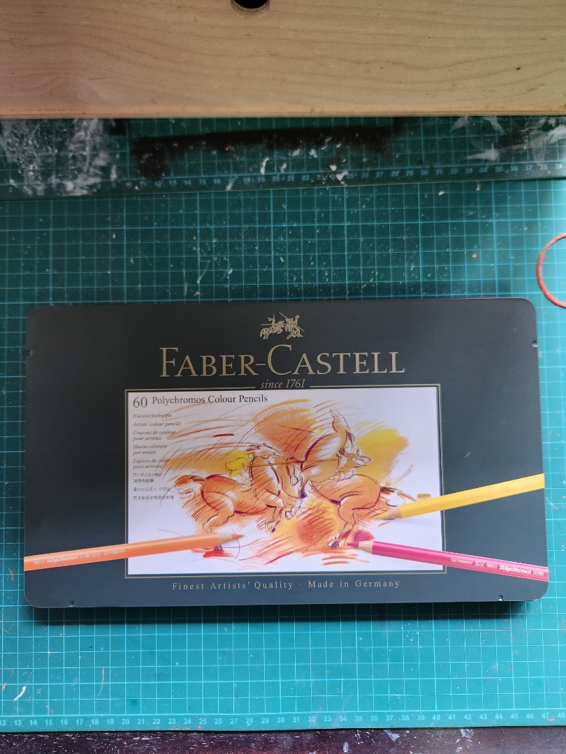 FABER-CASTELL Polychromos Color Pencil Set x 60, Hobbies & Toys, Stationery  & Craft, Craft Supplies & Tools on Carousell