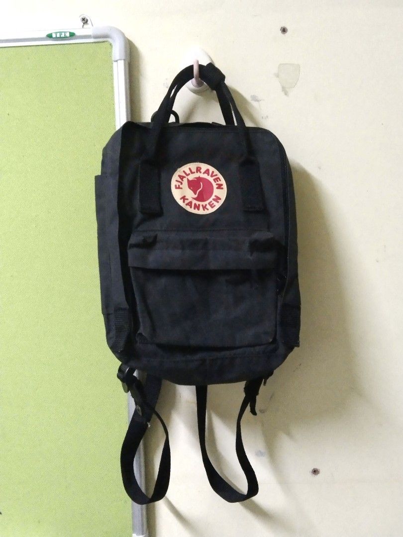 Kanken mini backpack black best sale