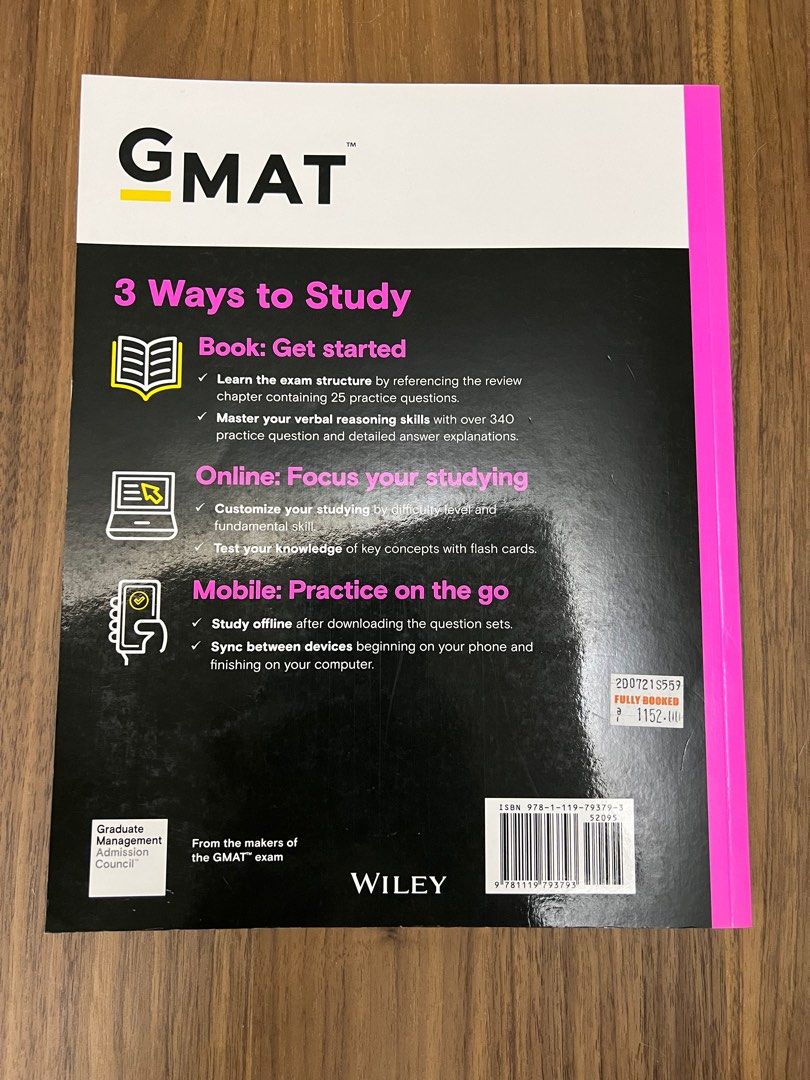 GMAT Official Guide Verbal Review 2022 (Category: Textbooks) located in Santa Maria. Submitted by lili_mc (Listing ID 1286110856, Image 2). Description: #2024declutter.