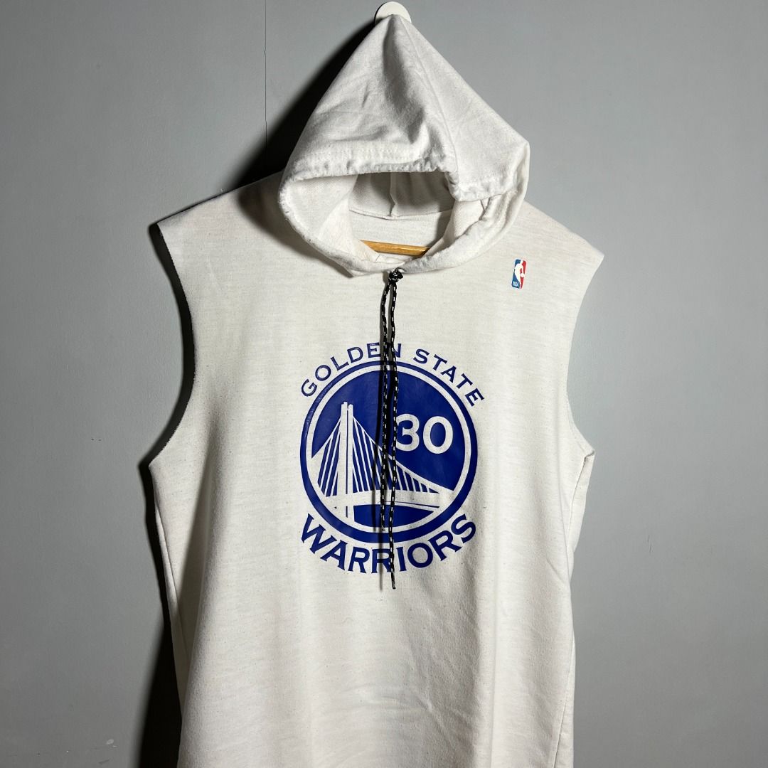 Warriors sleeveless hoodie best sale
