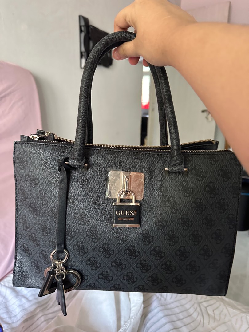 Guess Downtown Cool Satchel Women s Fashion Bags Wallets Tote