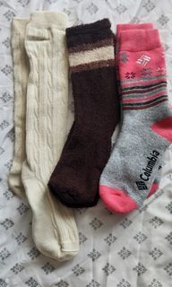 HEATTECH Socks (Uniqlo and Columbia)