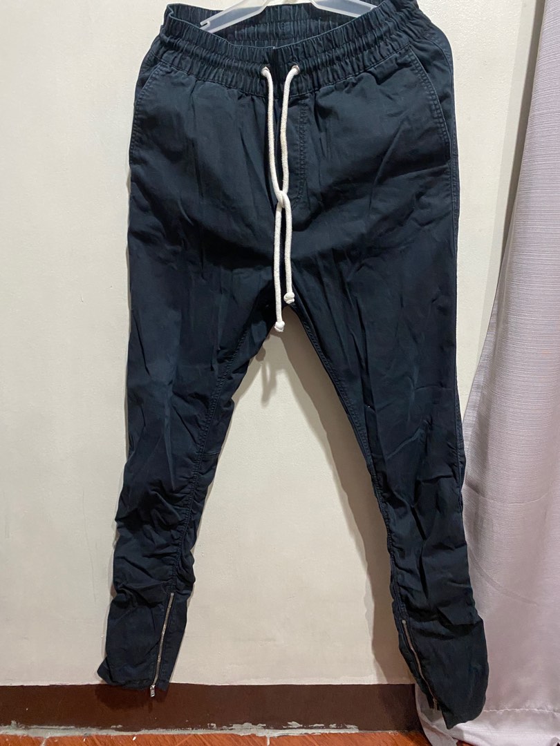 H&m twill zipper pants shop