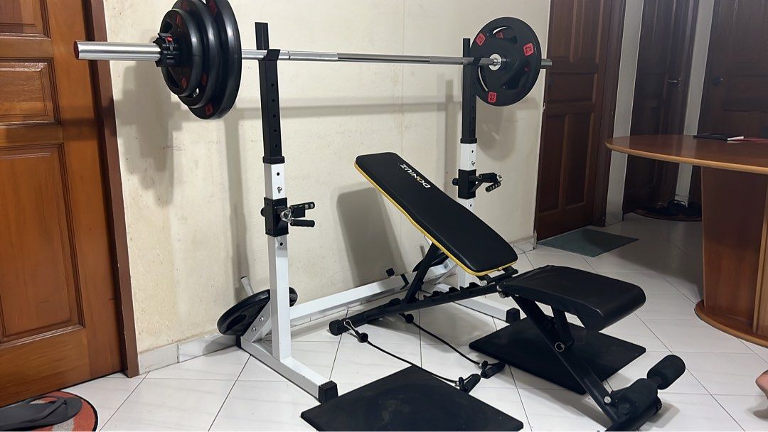 Everlast weight bench on sale weights 2 x 10kg