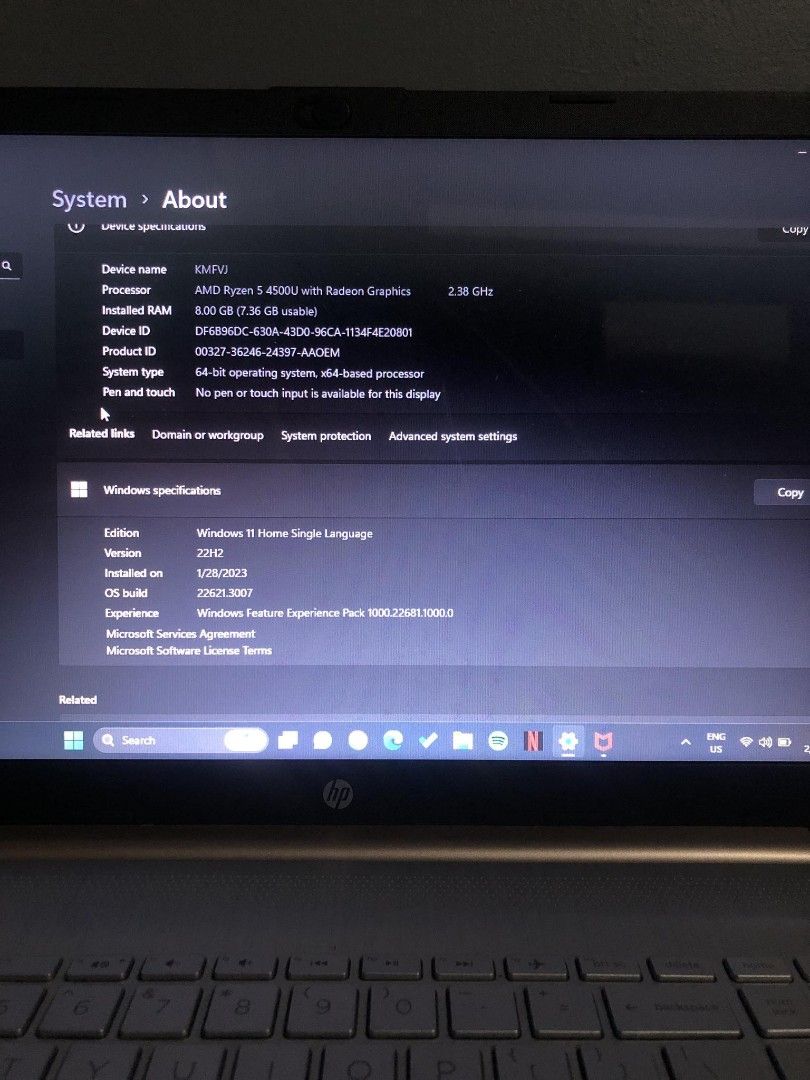 HP Laptop 15s-eq1xxx, Computers & Tech, Laptops & Notebooks on Carousell