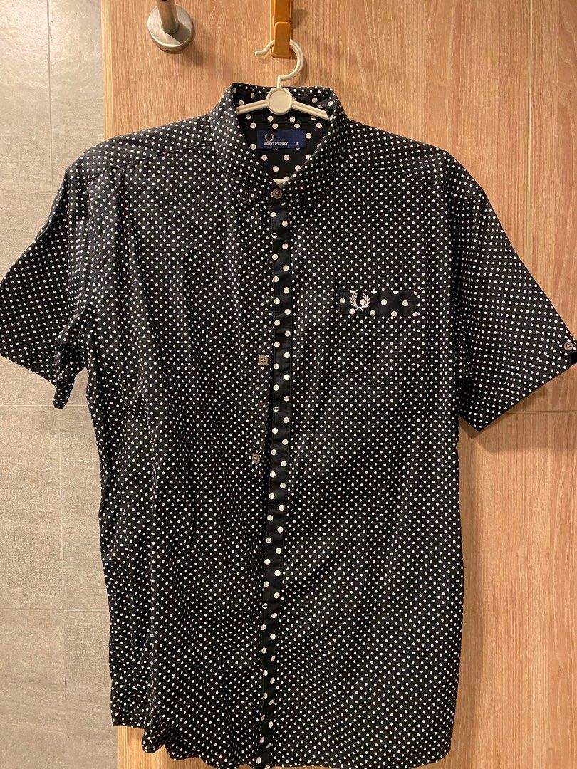 Fred perry black short on sale sleeve shirt