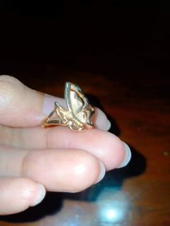 K18 Japan Gold Butterfly Ring