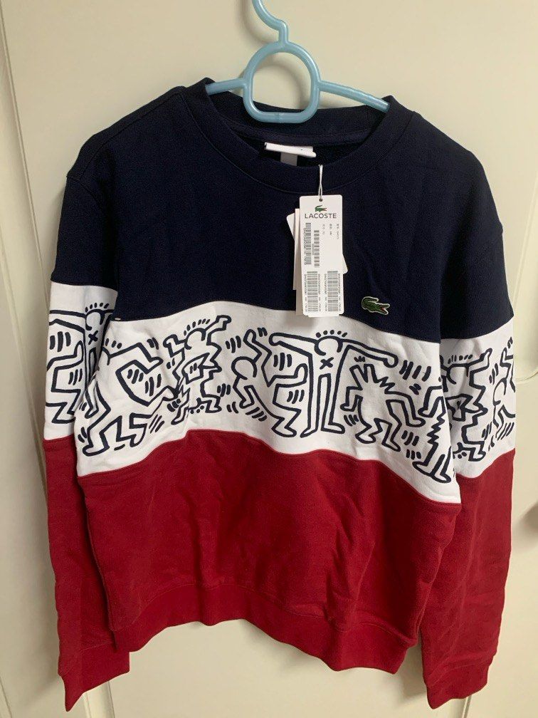 Lacoste x keith haring sweater Men s Fashion Coats Jackets and