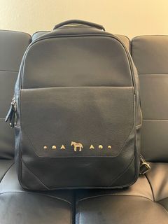 Lapalette leather backpack, black