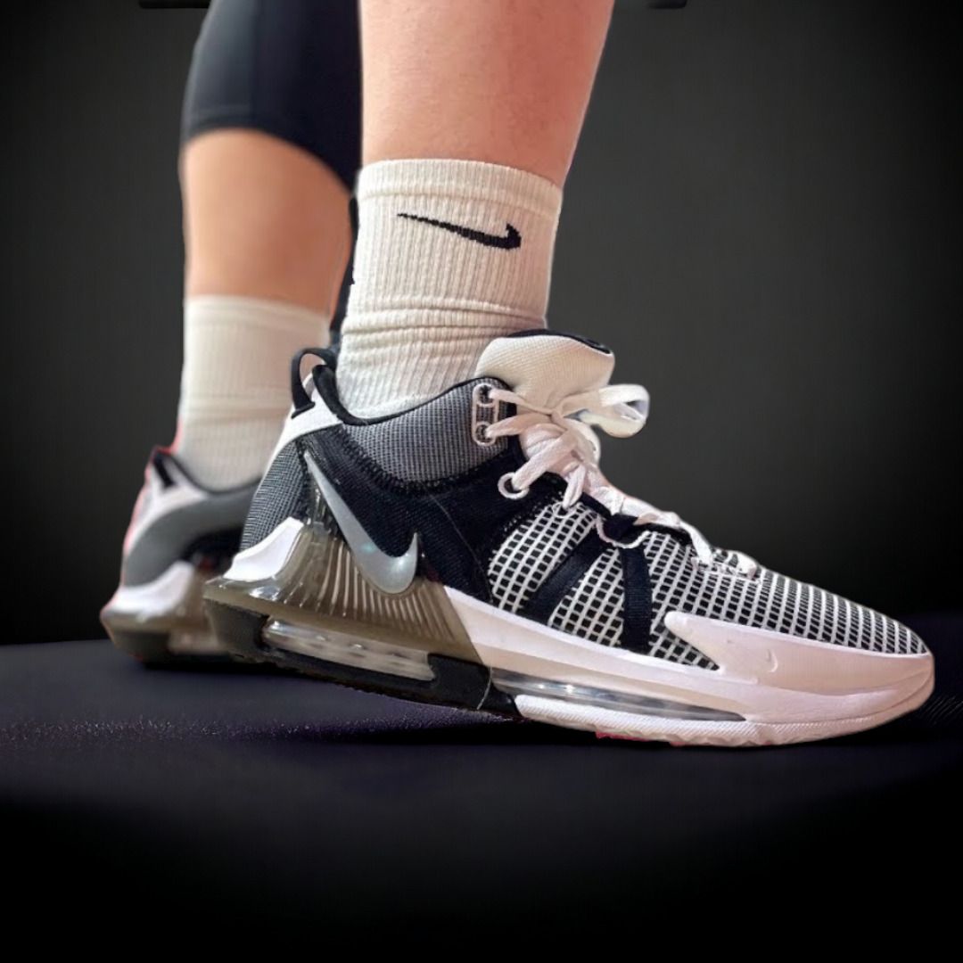 Lebron white basketball on sale shoes
