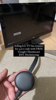 LG TV 42 inches with FREE Google Chromecast