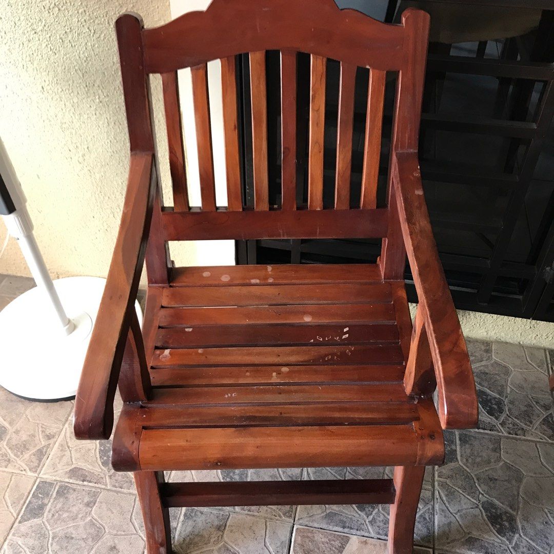 Mahogany Chairs & Coffee Table Set(Hardwood) (Category: Chairs) located in Antipolo. Submitted by myhikaw (Listing ID 1286035201, Image 3). Description: Chairs Dimensions: H- 98 cm W- 55 cm D- 47 cm Armrests Length- 56 cm Coffee Table Dimension: L- 92 cm W- 50 cm H- 48 cm Good condition, sourced from a furniture shop ROS- minimizing furnishings to steamline my space.