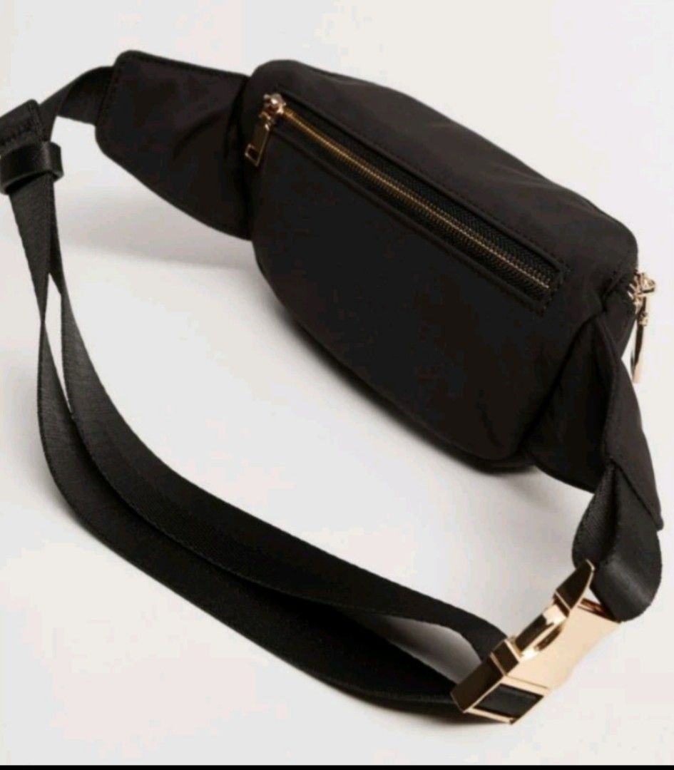 Mango Belt Bag Black Nylon