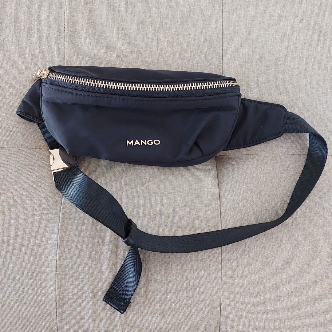 Mango belt bag black sales