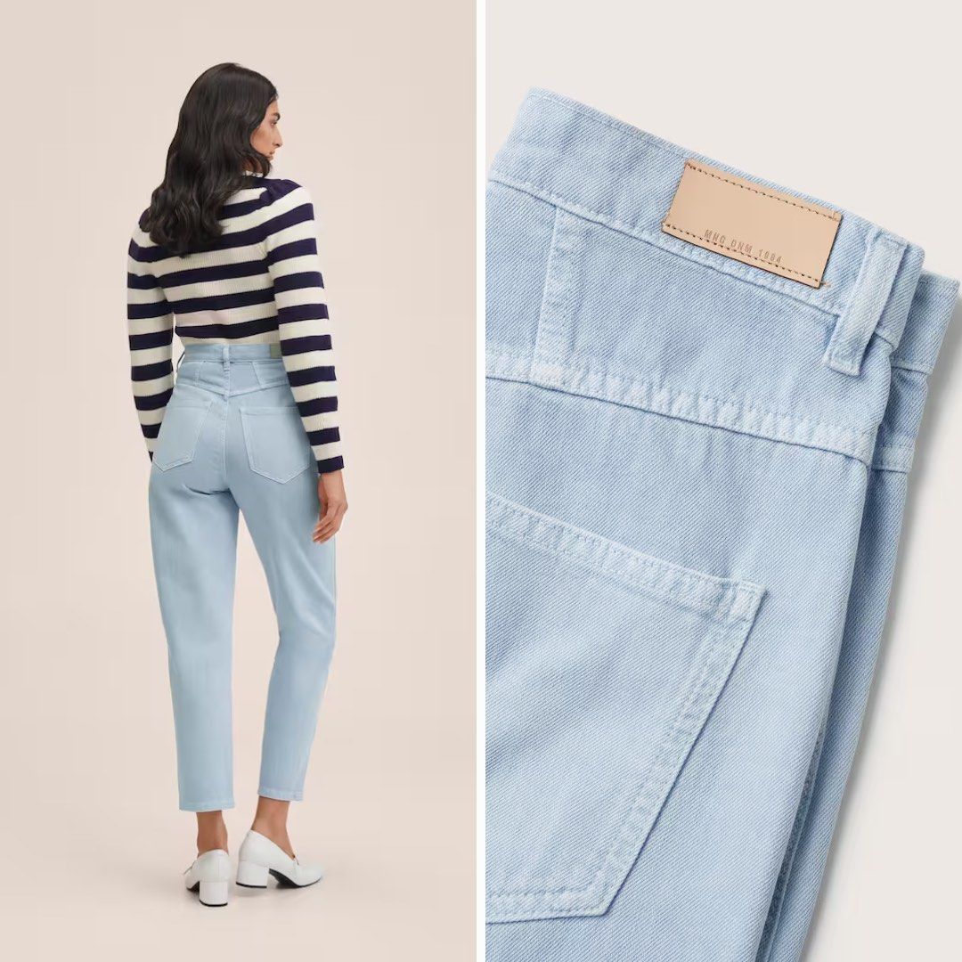 High-rise tapered jeans - Women