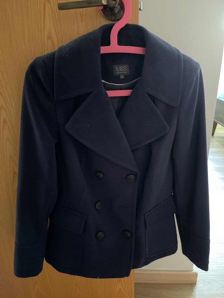 Marks and spencer peacoat discount