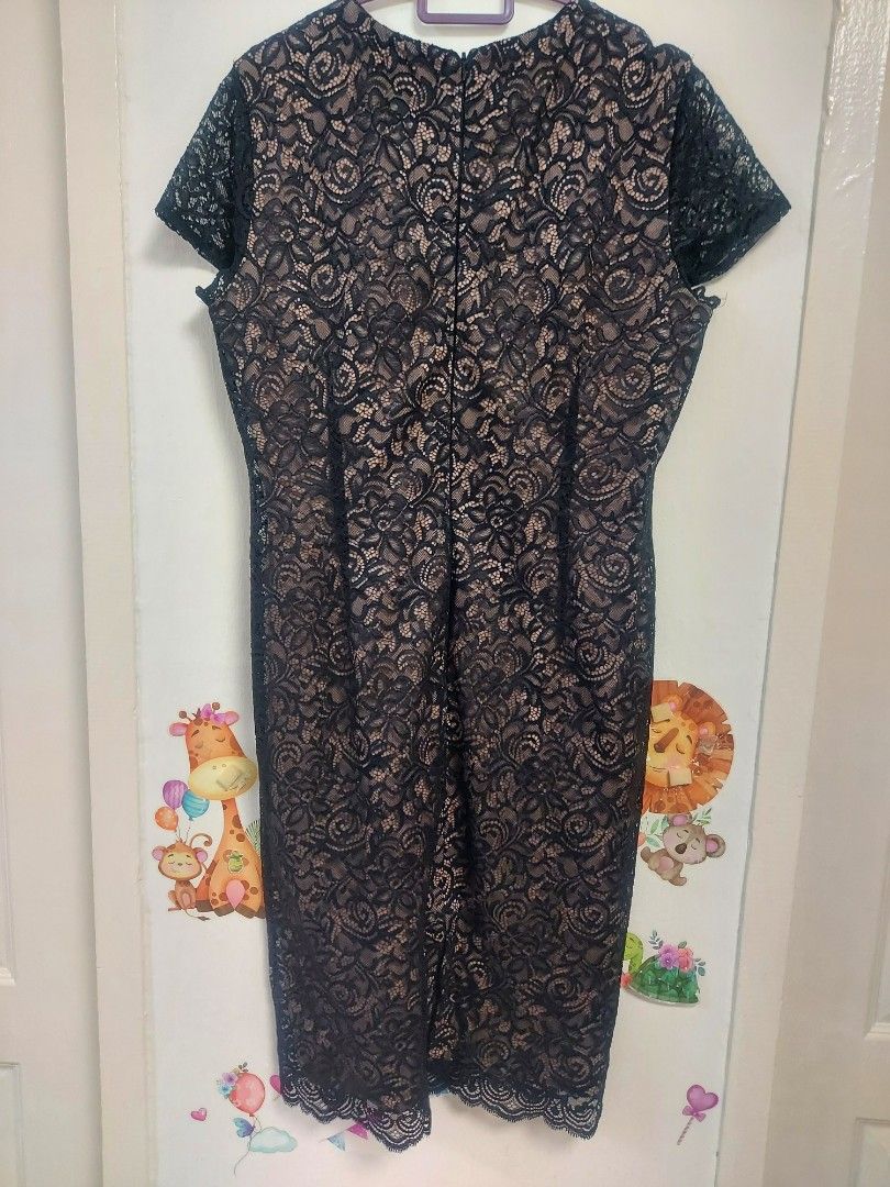 Marks and spencer store black lace dress