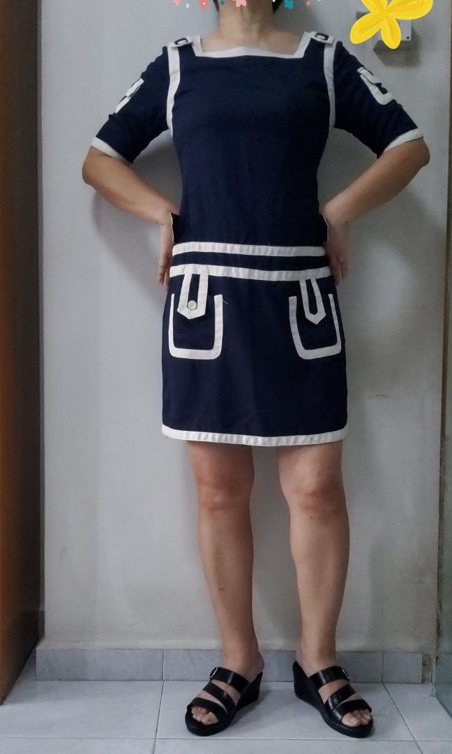Max C London blue dress Women s Fashion Dresses Sets Dresses on Carousell