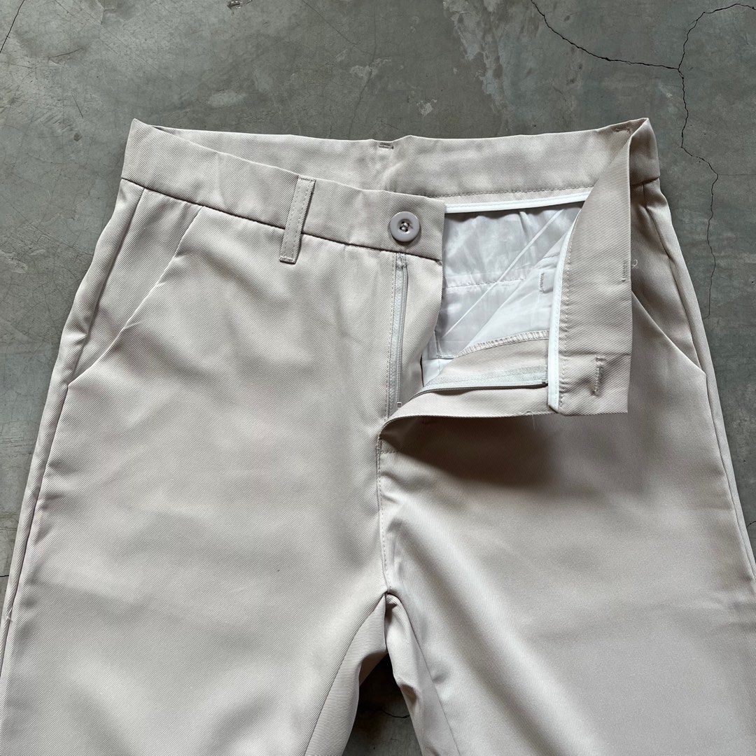 PANTS SLACKS OR TROUSERS SHORT SIZE 42-43 counterparts brown, Men's  Fashion, Bottoms, Shorts on Carousell