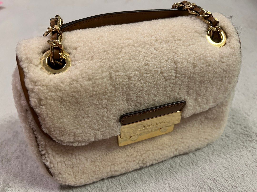 Michael Kors Sloan Shearling Chain Shoulder Bag Carousell