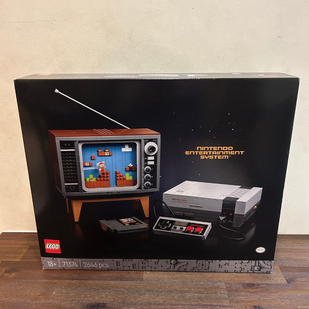 Lego mario store nes system