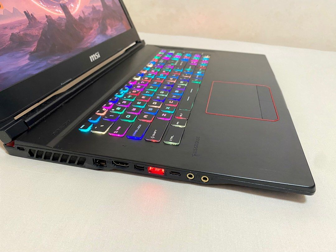 MSI Raider Gaming Laptop GTX 1070 17.3 display