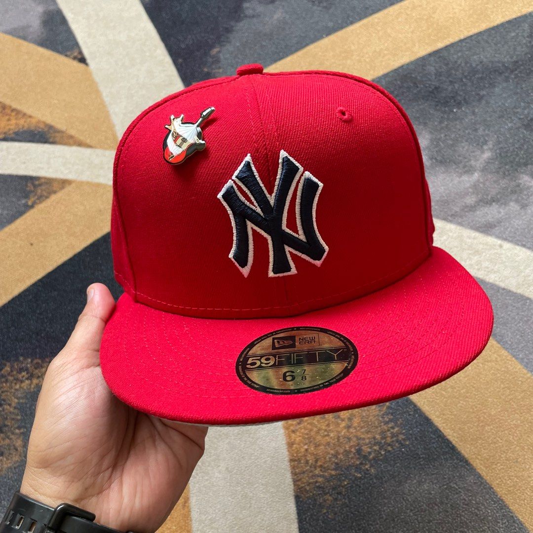 Red yankees hat limp bizkit discount