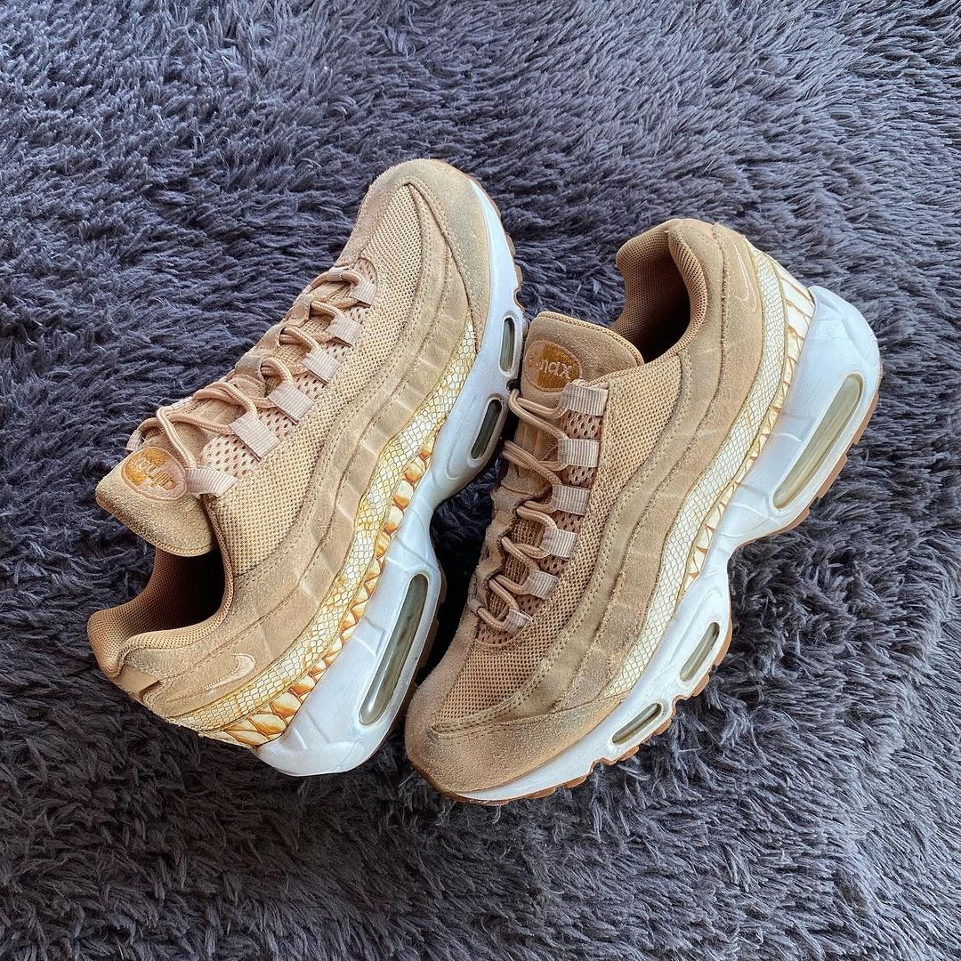 Air max 95 vachetta tan snake top