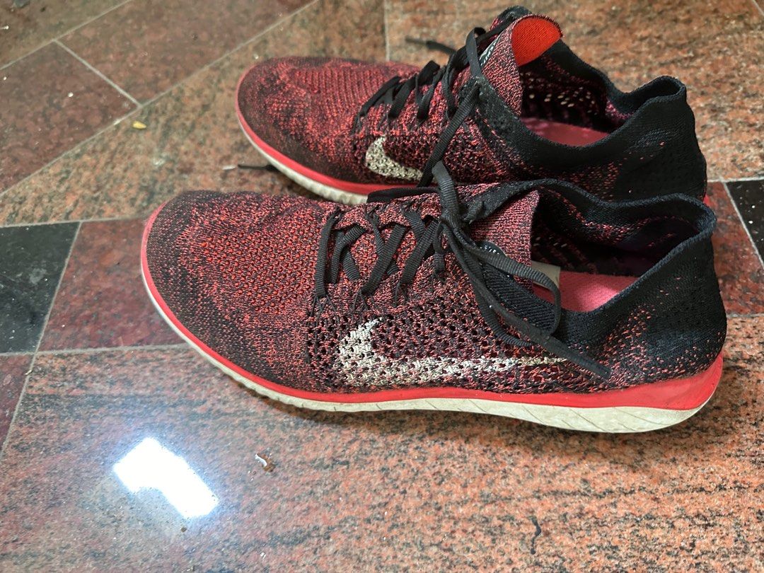 Nike Free RN Red Sneaker Running Shoe Men s Fashion Footwear
