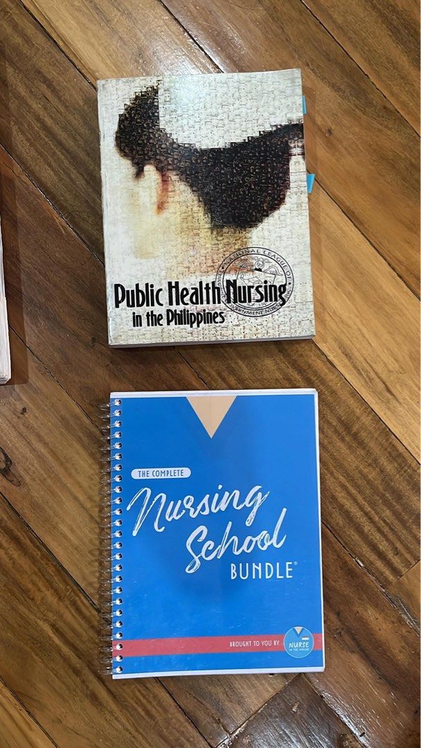 Nursing Books (Category: Textbooks) located in Tagum. Submitted by walterwhite001 (Listing ID 1286177941, Image 2). Description: Selling my preloved Nursing Books. Bundle 2 - Public Health Nursing + Nursing School Bundle = Php. 400 Bundle 3 - Nurses pocket guide (NANDA) + pocket nursing guide (cheat cards) = 1200.