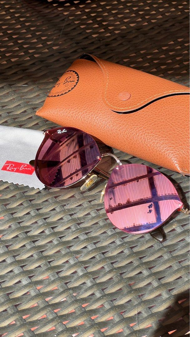 Ray ban blaze round rosa 2025