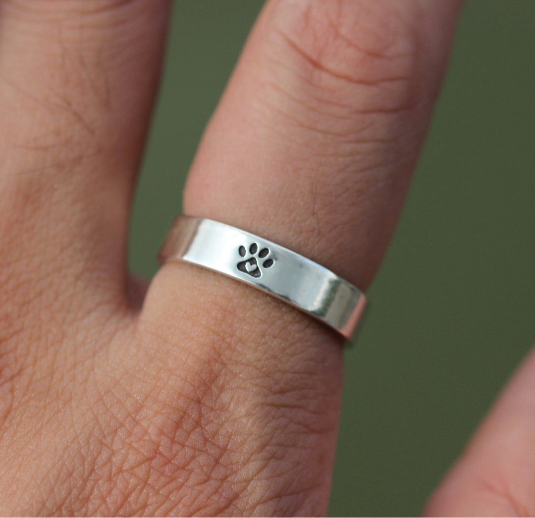 Cat memorial ring outlet