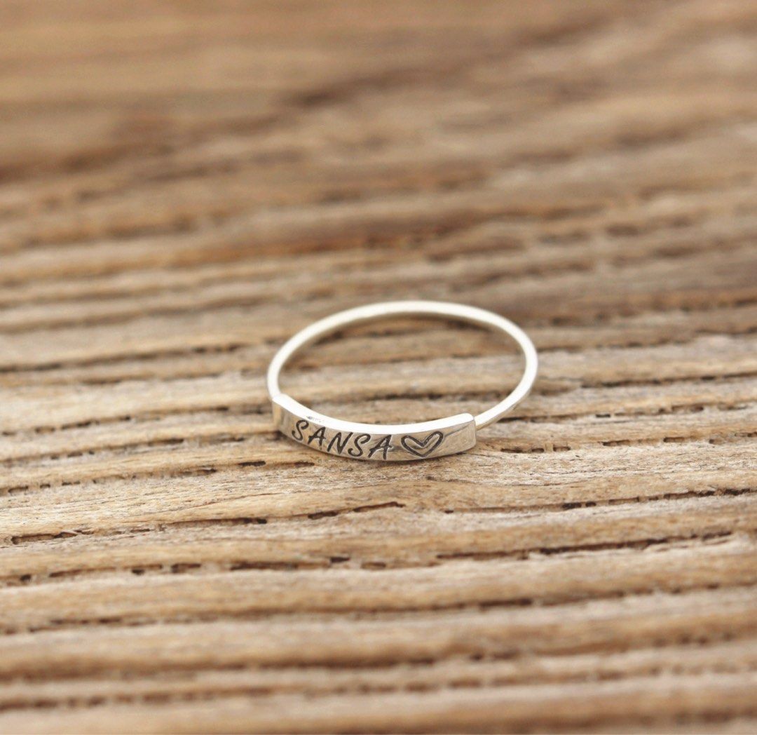 Dainty bar ring new arrivals