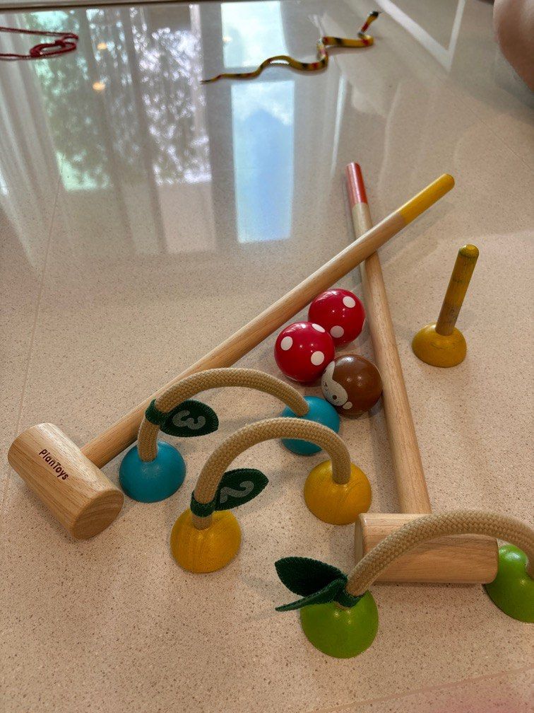 Plan toys cheap croquet set