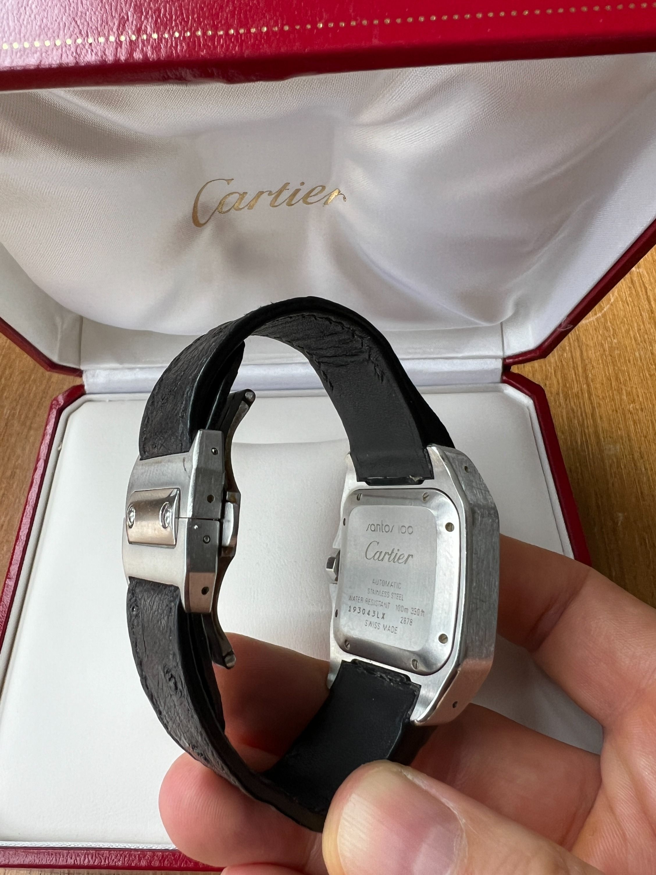 Cartier santos 100 100m sales 330ft