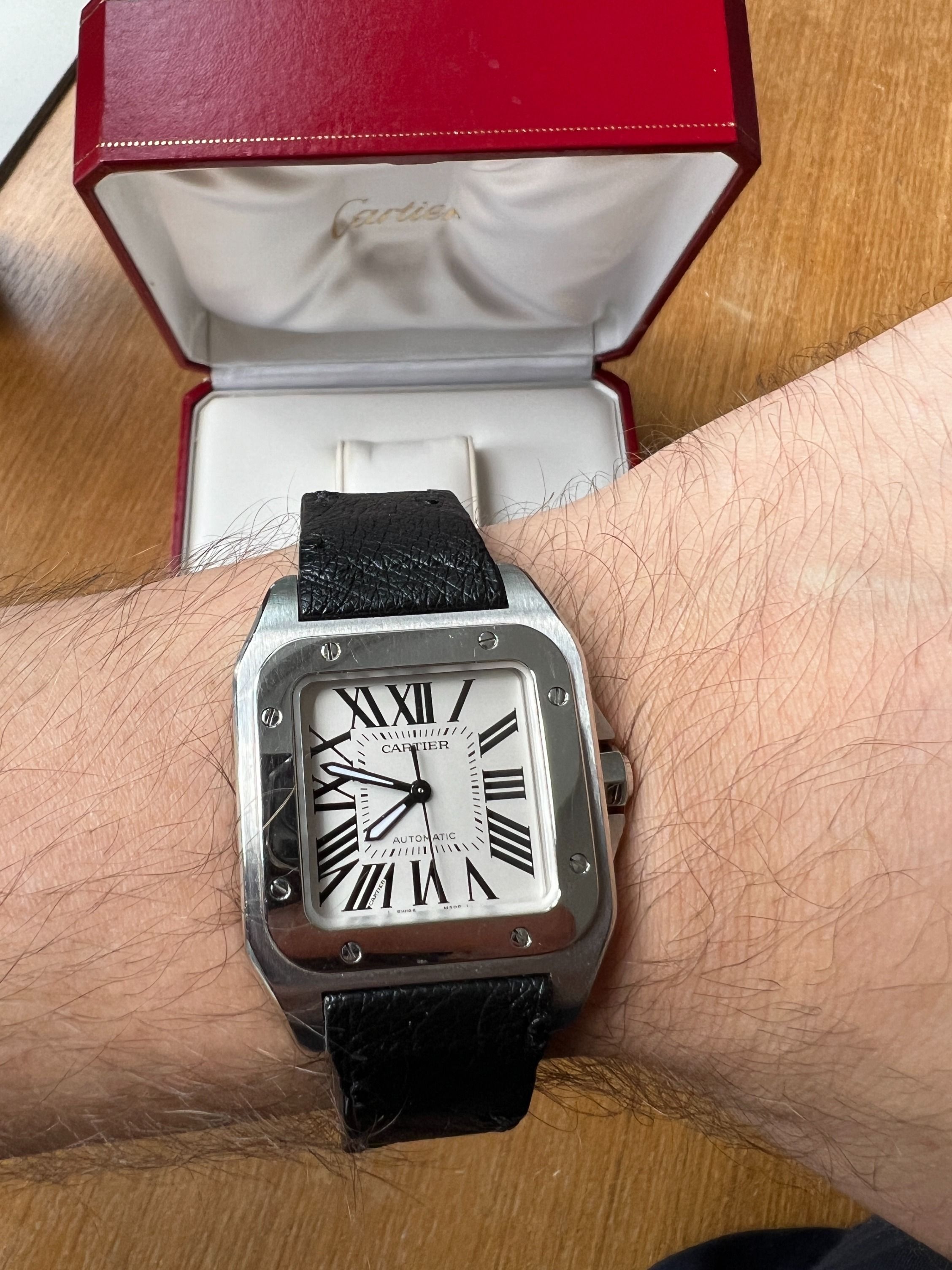 Pre Owned Cartier Santos 100 Medium W20106X8