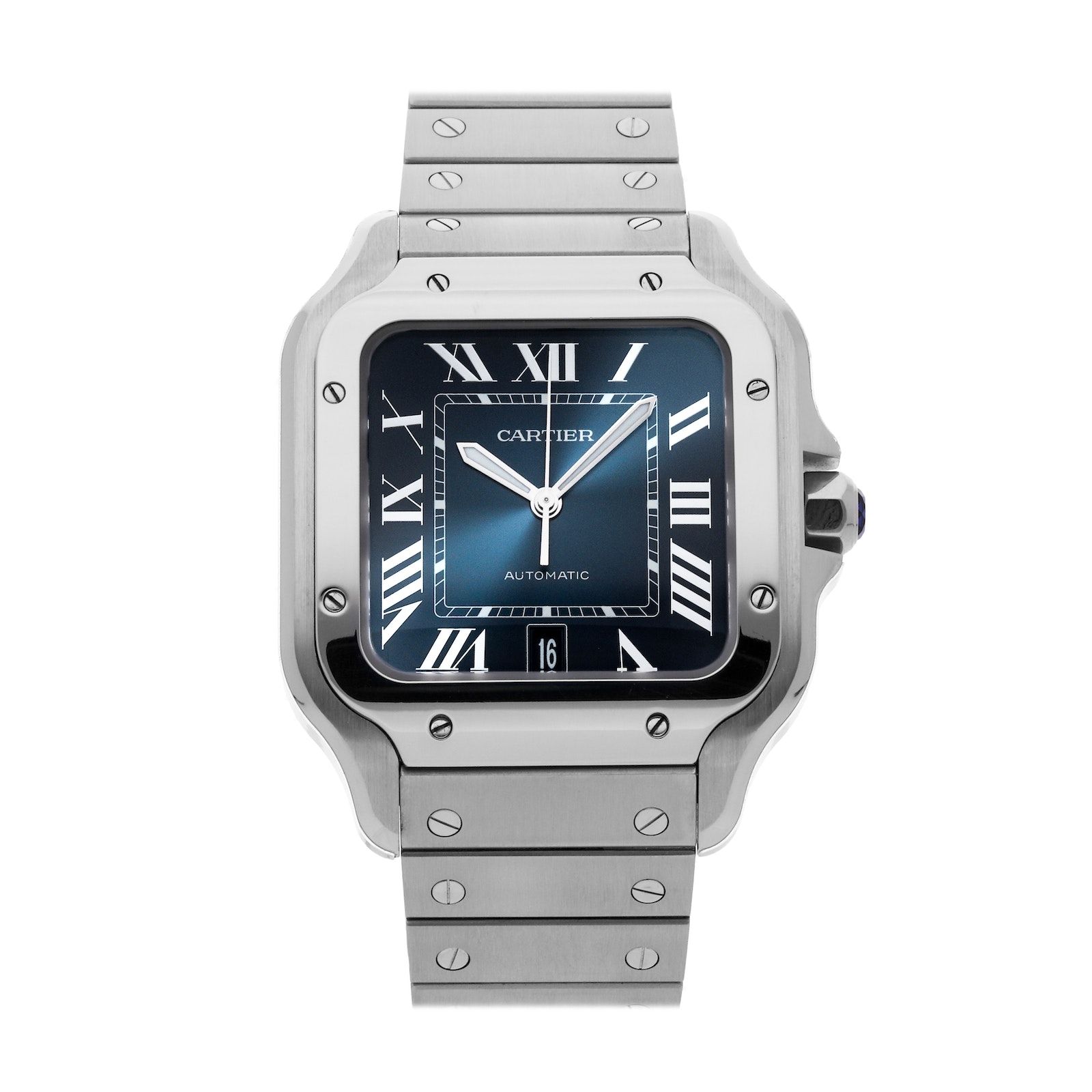 Pre Owned Cartier Santos De Cartier Large Model WSSA0030 Luxury