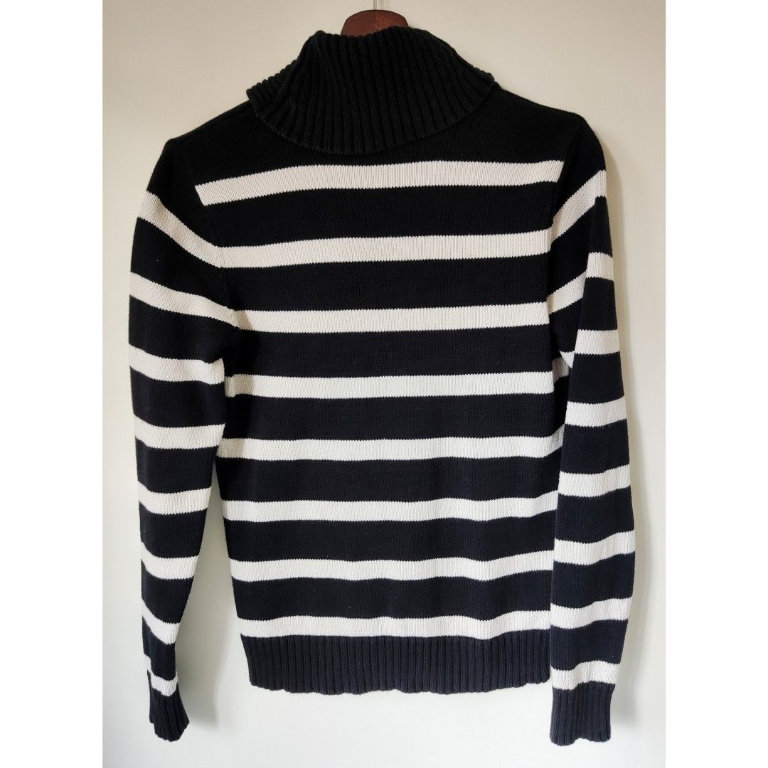 RALPH LAUREN 100 Cotton Striped Jumper Women s S Women s Fashion