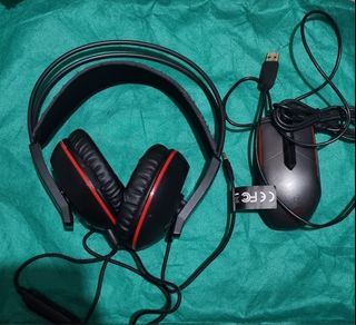 Republic of Gamers Headphones and Mouse