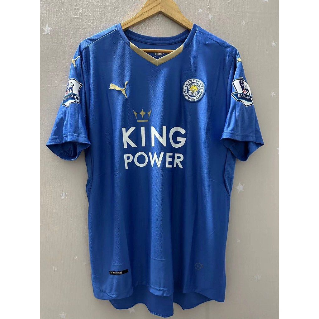 Retro 15 16 Leicester City Home Jersey Men s Fashion Tops Sets Tshirts Polo Shirts on Carousell