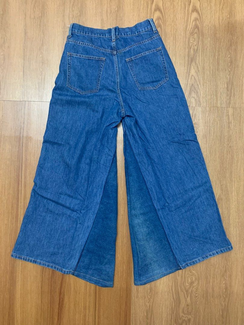 Rework Wide Leg Like JNCO Style, Men's Fashion, Activewear on Carousell