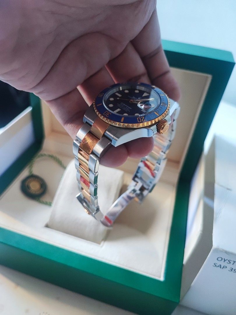 Rolex submariner half gold sales