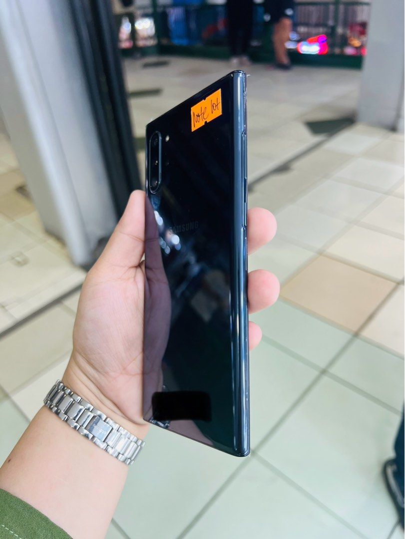 Samsung Note 10 Plus 256gb Dualsim (Category: Samsung) located in San Juan City. Submitted by javedsgadgetshop (Listing ID 1286154840, Image 2). Description: OPEN FOR INSTALLMENT VIA CREDIT CARD/GGIVES & SWAP/TRADE-IN! WE BUY AND SELL ( ANYKINDS OF UNIT BINIBILI PO NAMIN)! PTPA : Padelete po f bawal Read ❗️Onhand ‼️ Samsung Note 10+ •256gb •NTC Variant •Good batt health •Factory Unlock •95% Smoothness •No hidden issue | No Repaired •100% Authenti